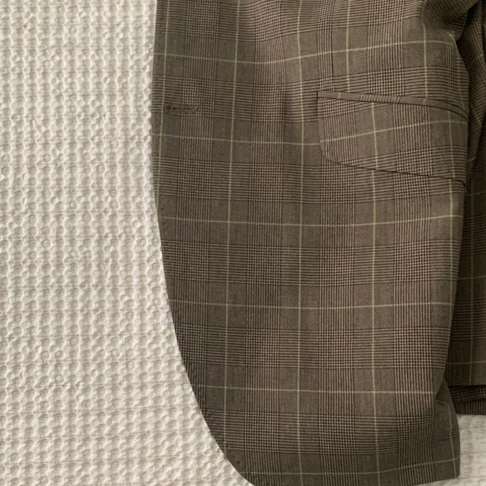 Ben Sherman Tan Checkered Blazer - Picture 9 of 11